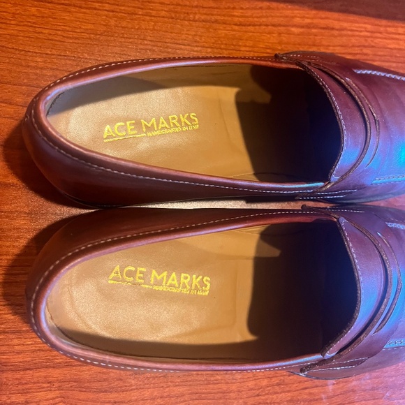 Brown penny loafers size 9 1/2 D - Picture 6 of 10